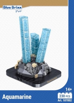 BlueBrixx Pro 107052 – Aquamarin aus Klemmbausteinen