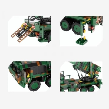 BlueBrixx Patriot System Raketenträger Bundeswehr details