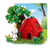 BlueBrixx Pro 107362 – Snoopys Hundehütte aus Klemmbausteinen mit 315 Bauelementen - 1