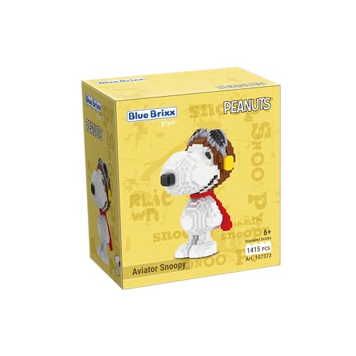 BlueBrixx Snoopy als Pilot Pro 107373 (Diamond Blocks)  Box
