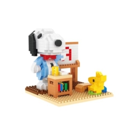 BlueBrixx Pro Snoopy und Woodstock in der Schule 107377