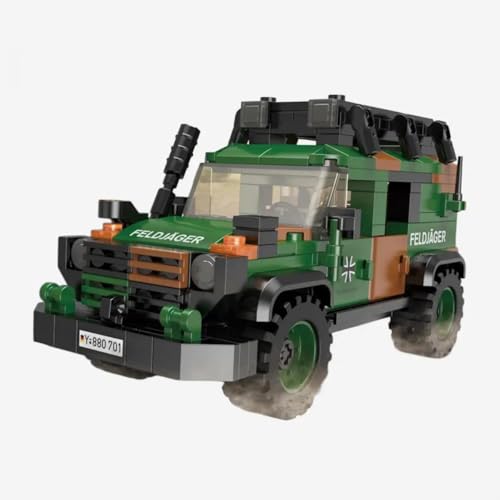 BlueBrixx Pro 107590 – Geländewagen Wolf, Bundeswehr