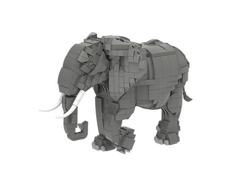 BlueBrixx Elefant aus Klemmbausteinen Pro 107605