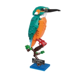 BlueBrixx Pro 107678 – Eisvogel aus Klemmbausteinen