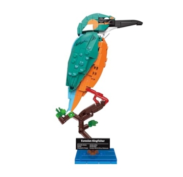 BlueBrixx Pro 107678 – Eisvogel aus Klemmbausteinen