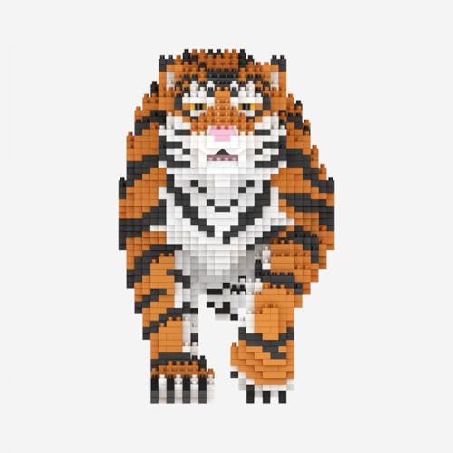 BlueBrixx Tiger (Diamond Blocks) Pro 107798 aus Klemmbausteinen Moc