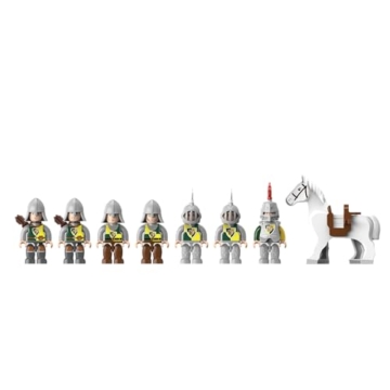 BlueBrixx Pro 107974 – Burg Bärenfels: Grundburg Minifiguren