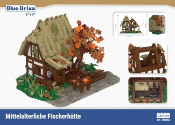 BlueBrixx Pro 108056 Mittelalterliche Fischerhütte