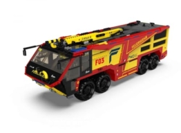 Bluebrixx Pro 108073 - Flughafenfeuerwehr Z8 ZIEGLER