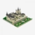 BlueBrixx Pro 108078 – Schloss Ussé, 600 Klemmbausteine, BlueBrixx Schloss-Set, Geschenk für Architektur und Mittelalter Fans, Bausteine der Pro-Serie - 2