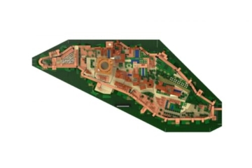 BlueBrixx Pro 108079 – Alhambra, Architektur-Modell, 2105 Klemmbausteine, Geschenk für Architekturfans, Standardsteine, Bausteine der Architektur-Serie - 2