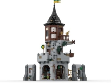 BlueBrixx Pro 108111 Burg Bärenfels: Turm des Alchemisten