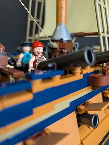 BlueBrixx Pro 108170 Blackbeards Piratenschiff Queen Anne's Revenge