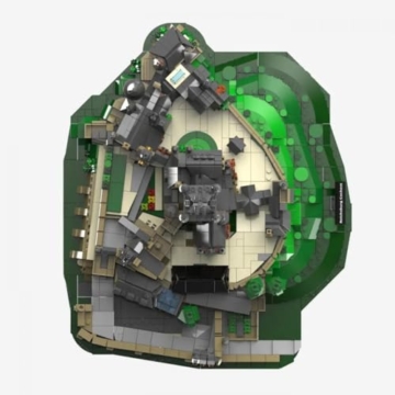 BlueBrixx Reichsburg Cochem - Pro Set 108281 Vogelperspektive