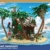 BlueBrixx Pro 108371 Pirateninsel: Inselversteck – 988 Klemmbausteine, Piraten Set, Geschenk für Schiffs- und Piratenfans, Standardsteine, Bausteine der Piraten-Serie - 3