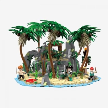 BlueBrixx Pro 108373 – Pirateninsel: Schatzhöhle Piraten