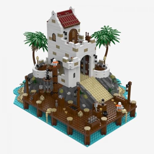 BlueBrixx Legenden der Schatzküste Hafen Pro Set 108386