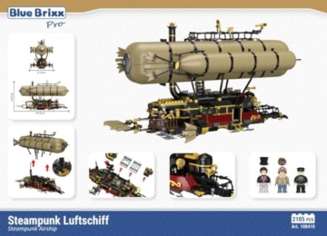 BlueBrixx Pro 108410 - Steampunk: Luftschiff Box
