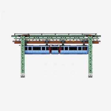 BlueBrixx Pro 108474 – Wuppertaler Schwebebahn aus 5744 Bausteinen