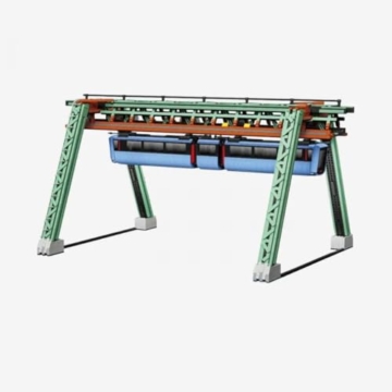 BlueBrixx Pro 108474 – Wuppertaler Schwebebahn aus 5744 Bausteinen