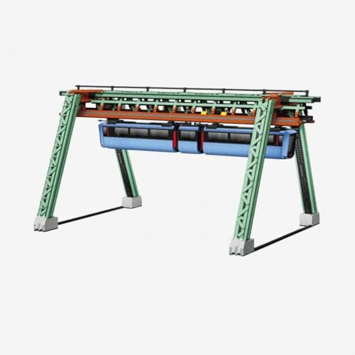 BlueBrixx Pro 108474 – Wuppertaler Schwebebahn aus 5744 Bausteinen