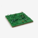 BlueBrixx Pro 108484 – Modulares Landschaftssystem: Wiese