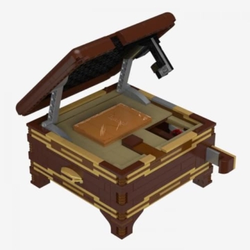 BlueBrixx Pro 108495 – Die drei ??? Geheimfachkiste mit 651 Teile