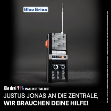 BlueBrixx Pro 108496 – Die DREI ???: Walkie Talkie aus Klemmbausteinen mit 453 Bauelementen - 4