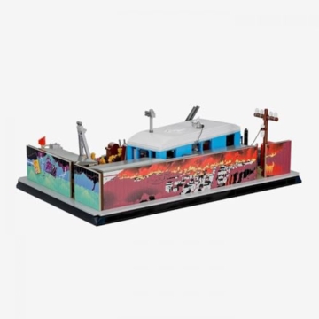 BlueBrixx Pro 108497 – Die DREI ???: Schrottplatz: Zentrale aus Klemmbausteinen mit 3089 Bauelementen - 2