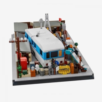 BlueBrixx Pro 108497 – Die DREI ???: Schrottplatz: Zentrale aus Klemmbausteinen mit 3089 Bauelementen - 7