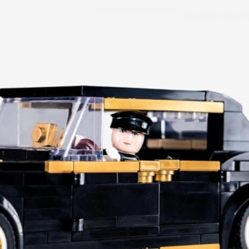 BlueBrixx Pro 108503 – Die DREI ???: Mortons Luxuslimousine aus Klemmbausteinen mit 483 Bauelementen - 5