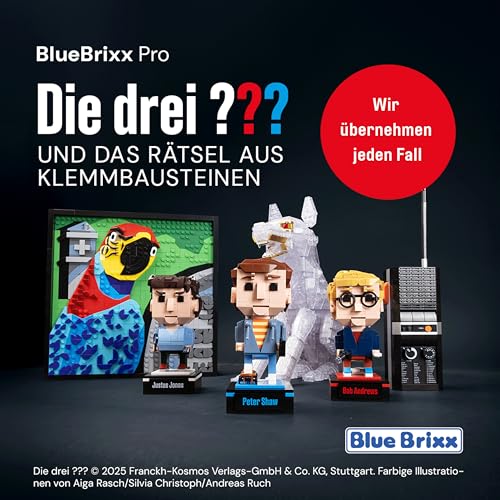 BlueBrixx Die DREI ???: Peter Shaw (Pro 108505) Klemmbausteine