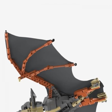 BlueBrixx Pro 108569 – Fledermaus aus Klemmbausteinen mit 579 Bauelementen - 4