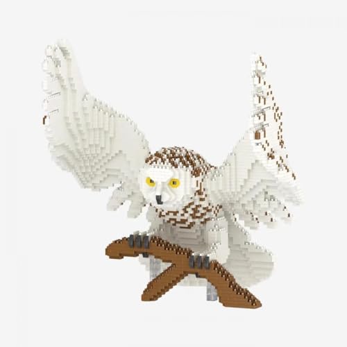 BlueBrixx Pro Schnee-Eule (Diamond Blocks) 108595 aus Klemmbausteinen