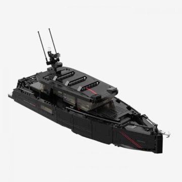 BlueBrixx Pro 108668 - Brabus Shadow 1500 XC Cross Cabin, 1899 Technikbausteine, Boot-Set, Geschenk für Rennboot Fans, Standardsteine, Bausteine der Brabus-Serie - 2