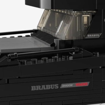 BlueBrixx Pro 108668 - Brabus Shadow 1500 XC Cross Cabin, 1899 Technikbausteine, Boot-Set, Geschenk für Rennboot Fans, Standardsteine, Bausteine der Brabus-Serie - 9