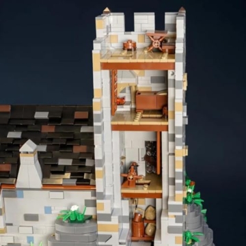 BlueBrixx Burg Blaustein: Bergfried-Erweiterung Pro 108713 Set