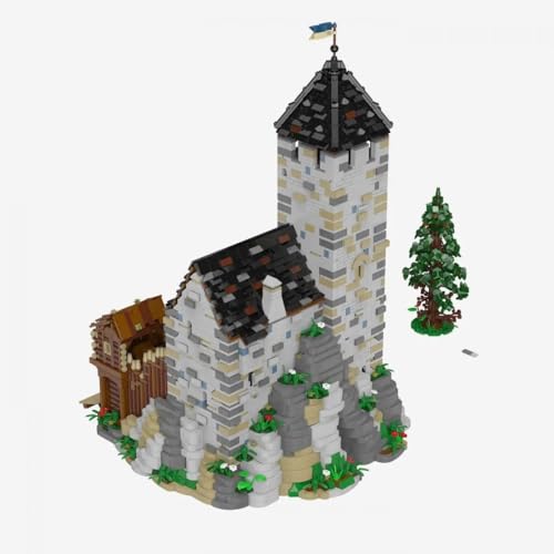 BlueBrixx Burg Blaustein: Bergfried-Erweiterung Pro 108713 Klemmbausteine