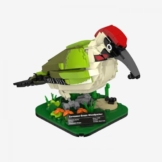 BlueBrixx Pro 108742 – Grünspecht – Klemmbausteine-Tiere – 439 Teile – Vogel Baustein Set - 1