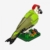 BlueBrixx Pro 108742 – Grünspecht – Klemmbausteine-Tiere – 439 Teile – Vogel Baustein Set - 3