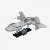 BlueBrixx Pro 108746 – Stargate Asgardschiff O'Neill Klasse aus Klemmbausteinen mit 1407 Bauelementen - 1