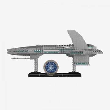 BlueBrixx Pro 108746 – Stargate Asgardschiff O'Neill Klasse aus Klemmbausteinen mit 1407 Bauelementen - 4