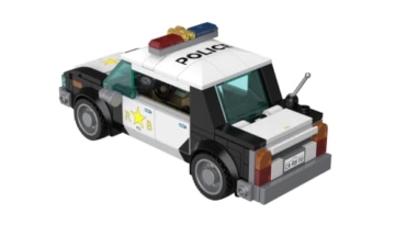 BlueBrixx Pro 108748 – Die DREI ??? - Kids: Kommissar Reynolds mit Einsatzfahrzeug mit 254 Bauelementen - 4