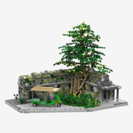 BlueBrixx Pro 108765 – TA Prohm Torhaus aus Klemmbausteinen mit 3148 Bauelementen - 1