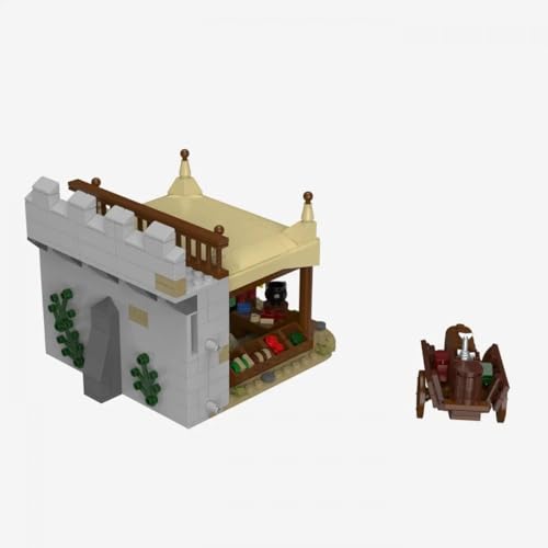 BlueBrixx Pro 108800 – Burg Bärenfels: Marktstand Set