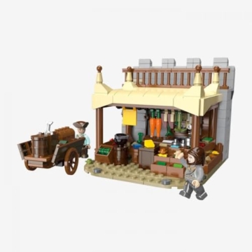 BlueBrixx Pro 108800 – Burg Bärenfels: Marktstand