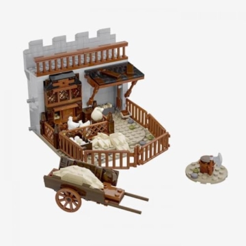 BlueBrixx Pro 108801 – Burg Bärenfels: Tierkäfige und Gehege