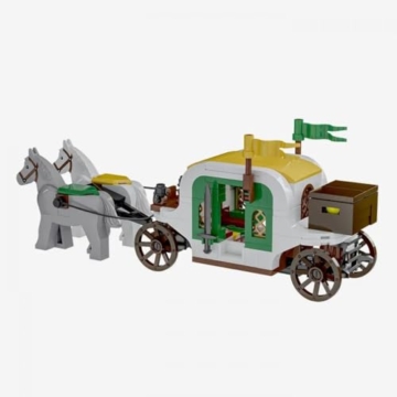 BlueBrixx Pro 108808 – Burg Bärenfels: Kutsche des Burgherren