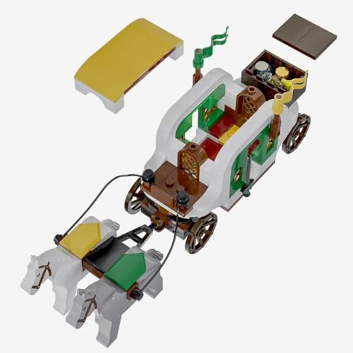 BlueBrixx Pro 108808 – Burg Bärenfels: Kutsche des Burgherren