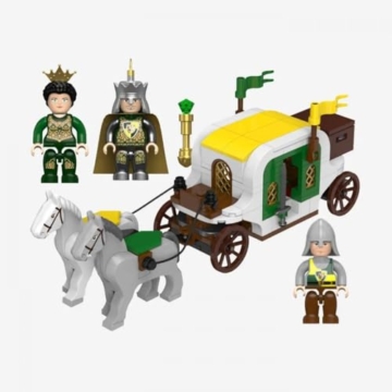 BlueBrixx Pro 108808 – Burg Bärenfels: Kutsche des Burgherren